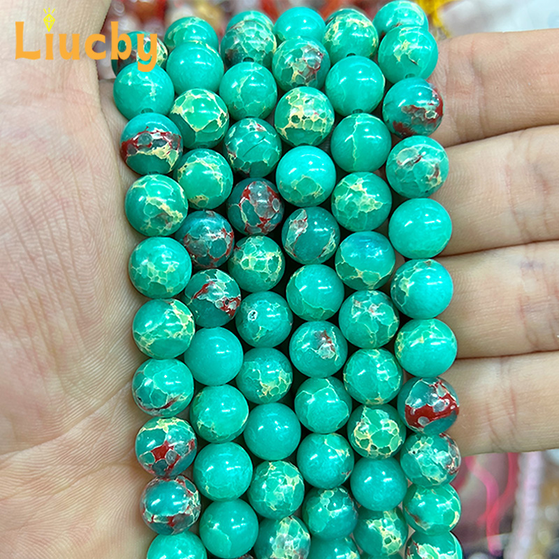 Women Accessories For Hand - Imitation Green Emperor Pine Handmade Beads
