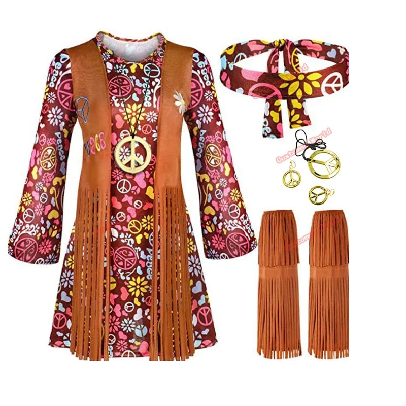 Women'S Accessories In The 60S - 2026 Peace Love Women Party 60S