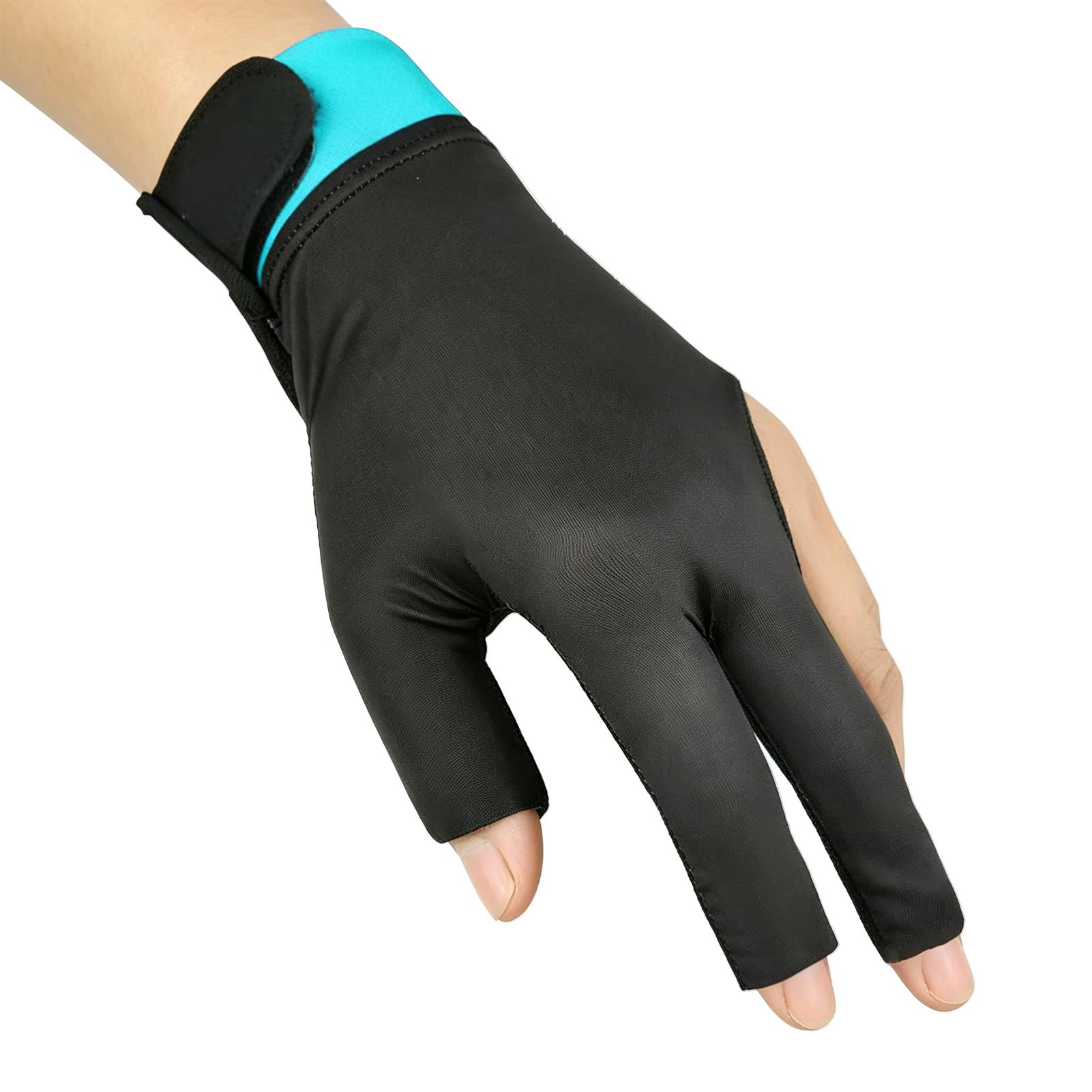 Women Accessories For Hand - Pool Glove Left Hand 3-Finger Left