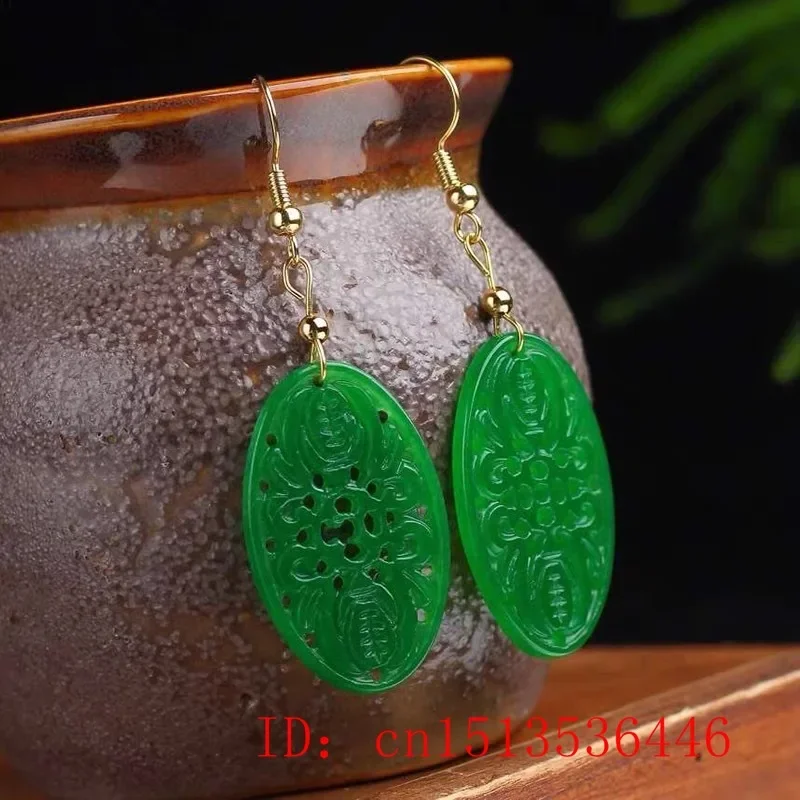 Women Accessories For Hand - Original Natural Green Jade Emerald Bat