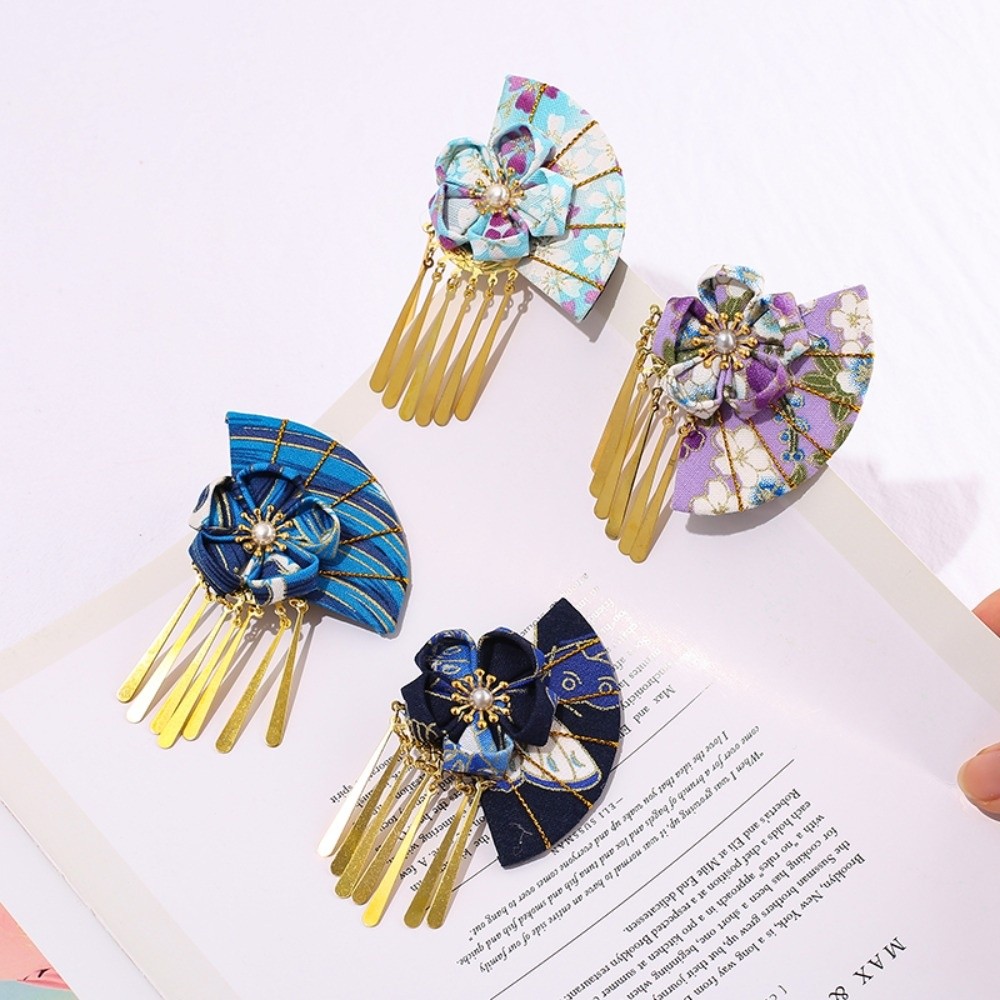 Women Hairpin Faux Pearl Flowe - Women'S Kimono Accessories ulasan dan harga