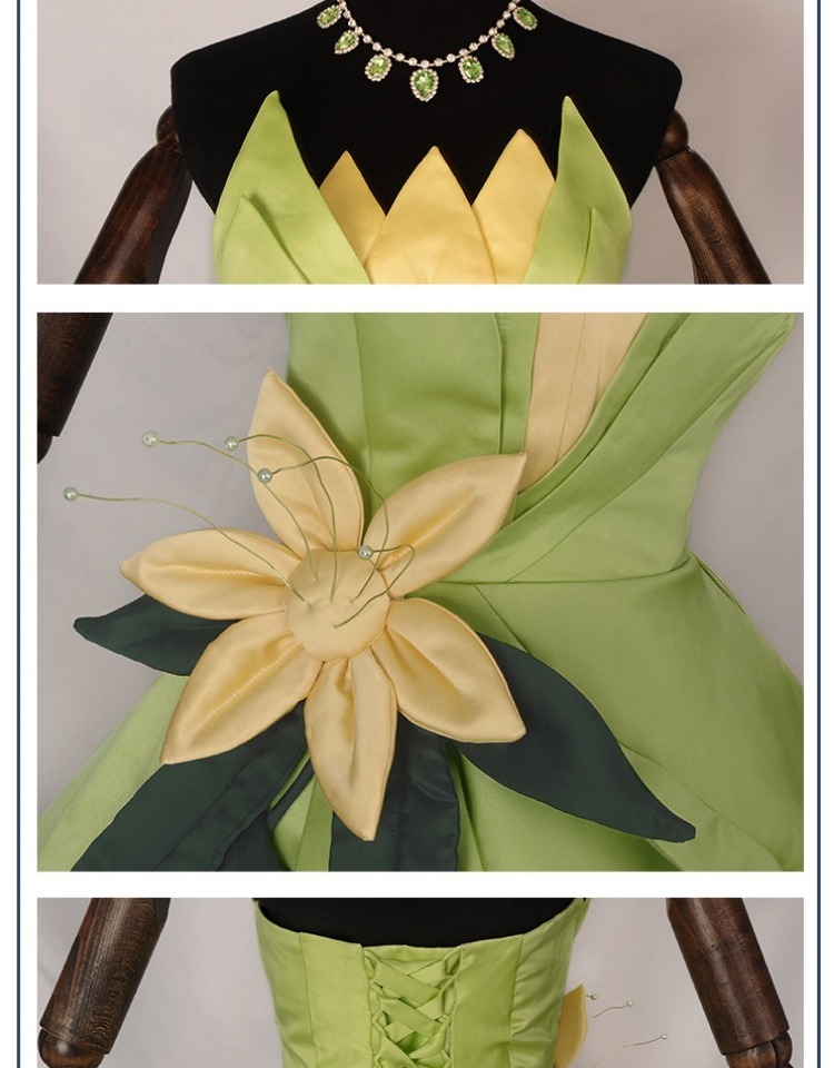 Princess Tiana Dress Cosplay C - Women Knight Accessories ulasan dan harga