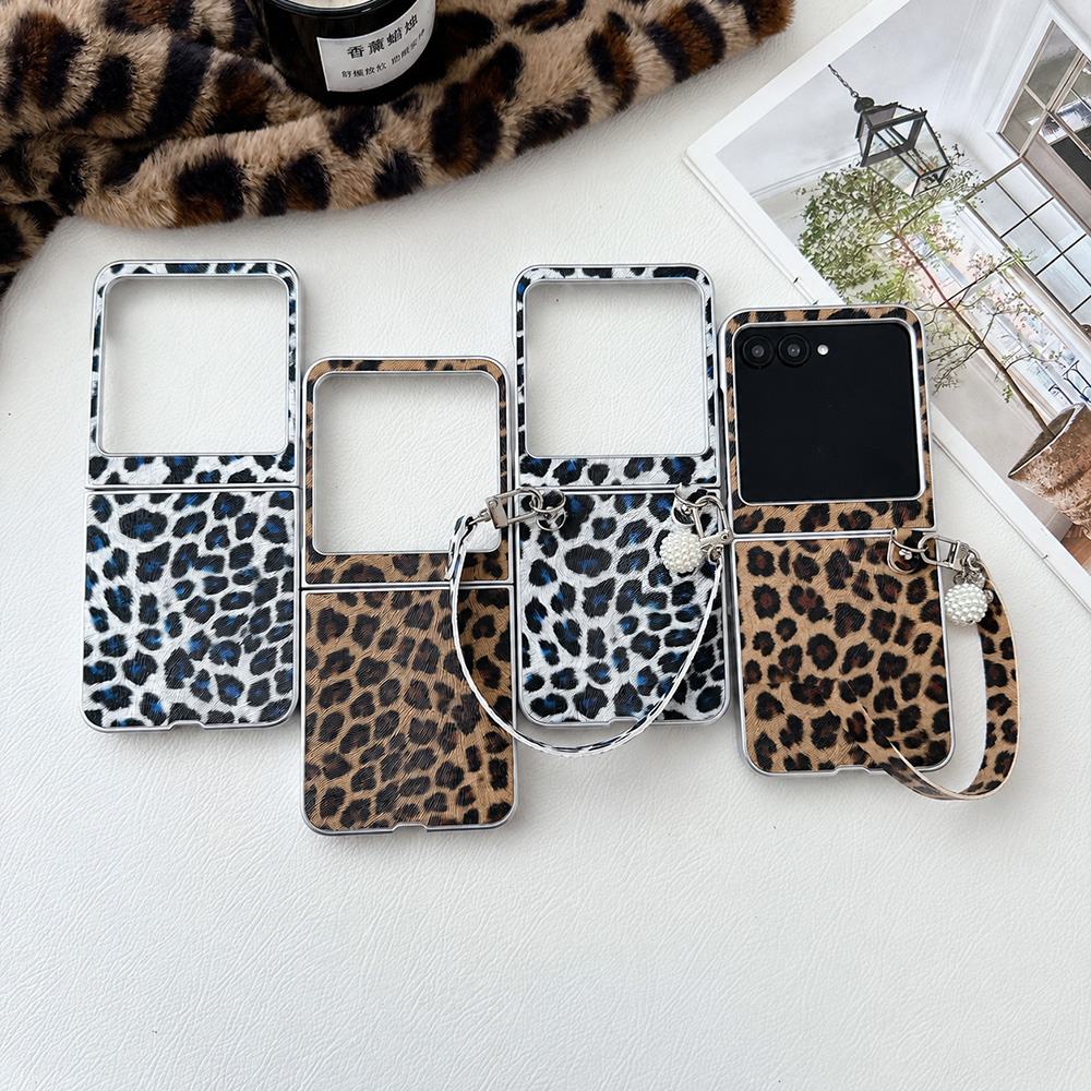 Leopard Print Folding Flip Pho - Women Accessories For Hand ulasan dan harga