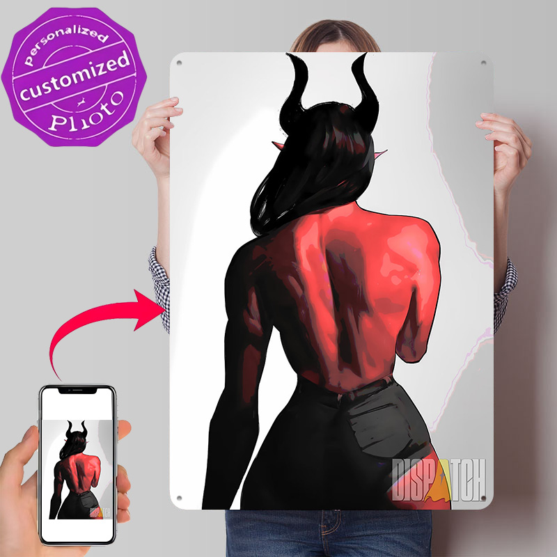 Red-skinned Demon Woman Back V - Women Accessories Poster ulasan dan harga
