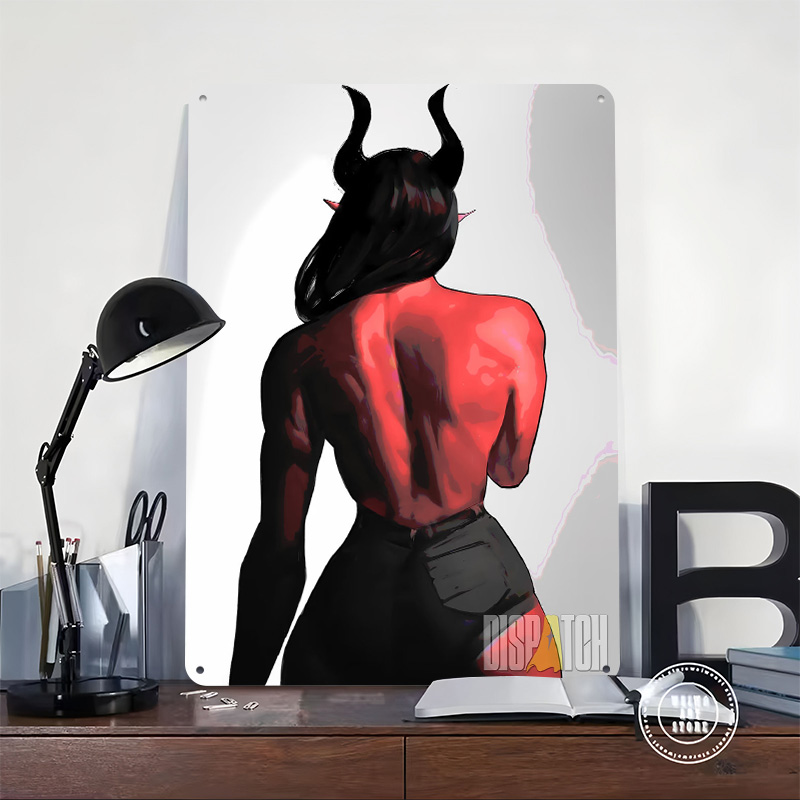 Red-skinned Demon Woman Back V - Women Accessories Poster ulasan dan harga
