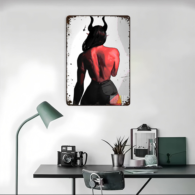 Red-skinned Demon Woman Back V - Women Accessories Poster ulasan dan harga