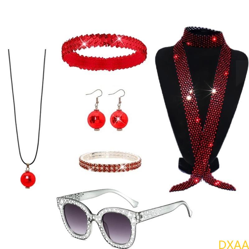 DXAA 60s 70s 80s Disco Accesso - Women'S Accessories In The 60S ulasan dan harga