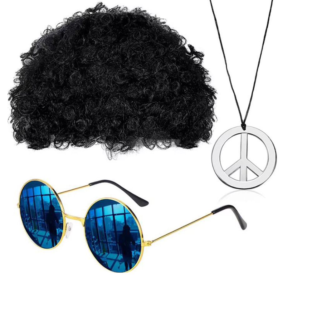 Hippie 60S Accessory Set Wig S - Women'S Accessories In The 60S ulasan dan harga