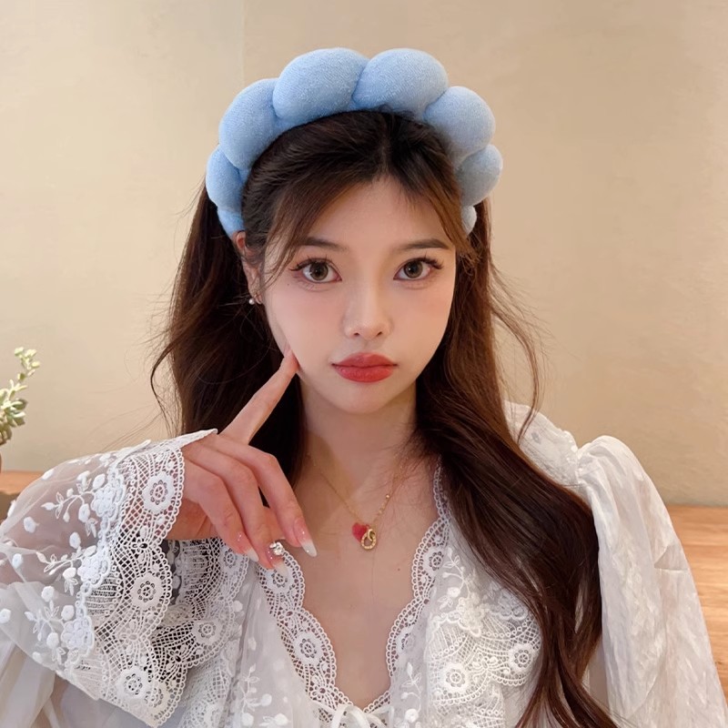 Retro Puffy Hair Band Sponge H - Women Accessories Online ulasan dan harga