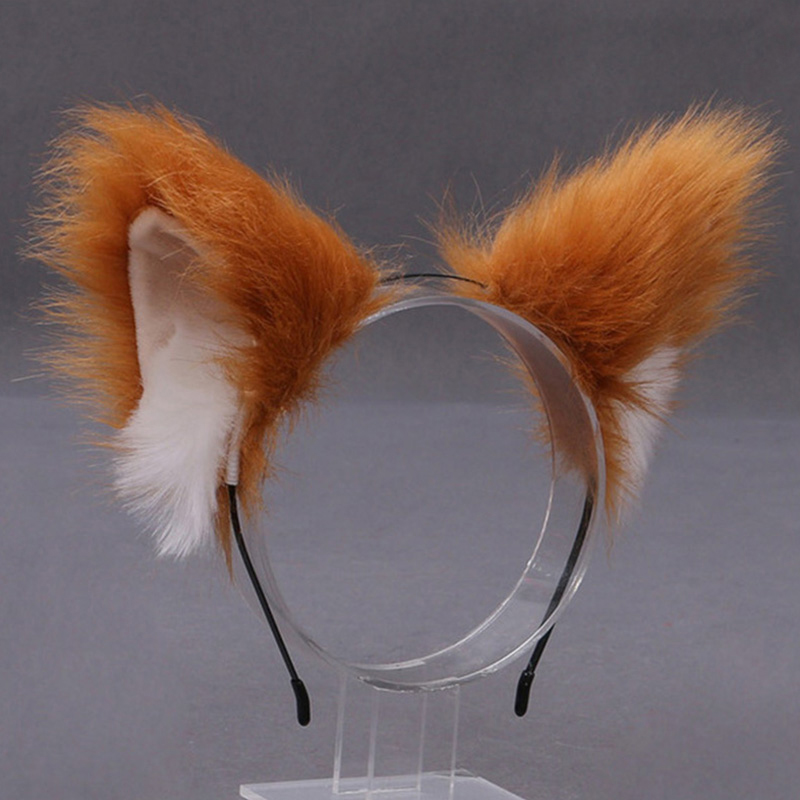 Fluffy Fox Cat Ear Plush Headb - Women Knight Accessories ulasan dan harga