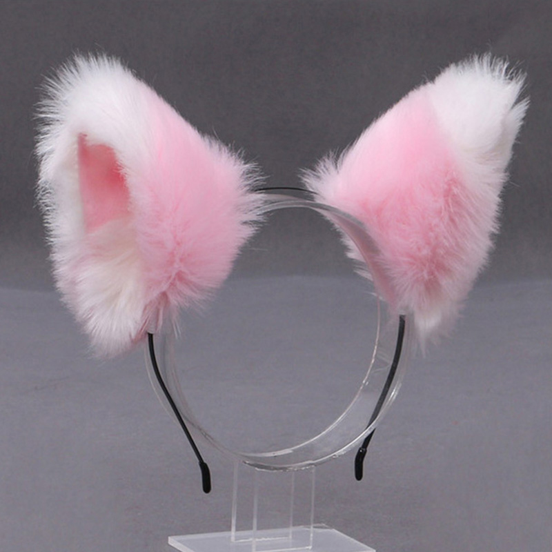 Fluffy Fox Cat Ear Plush Headb - Women Knight Accessories ulasan dan harga