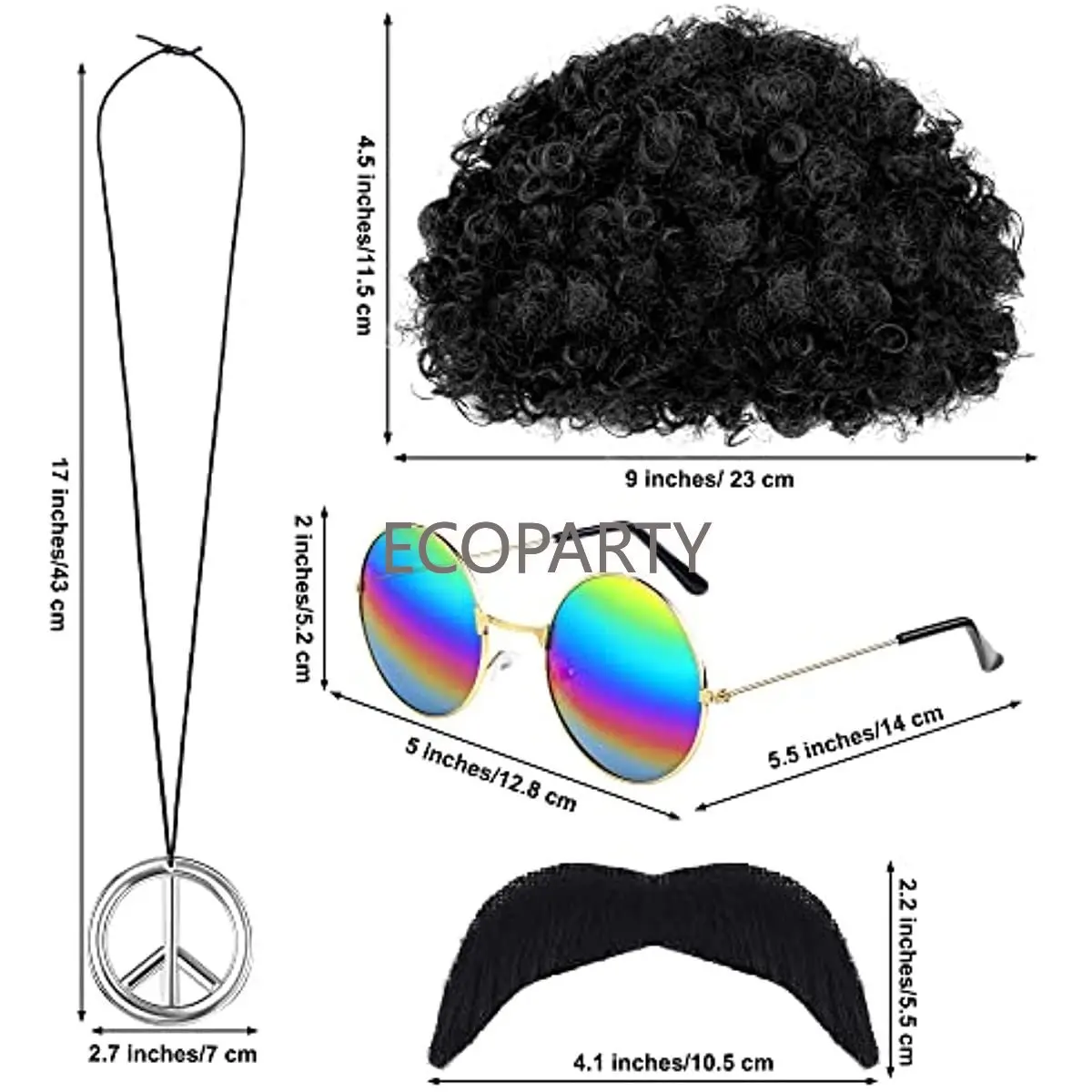 Hippie Costume Accessories 70s - Women'S Accessories In The 60S ulasan dan harga