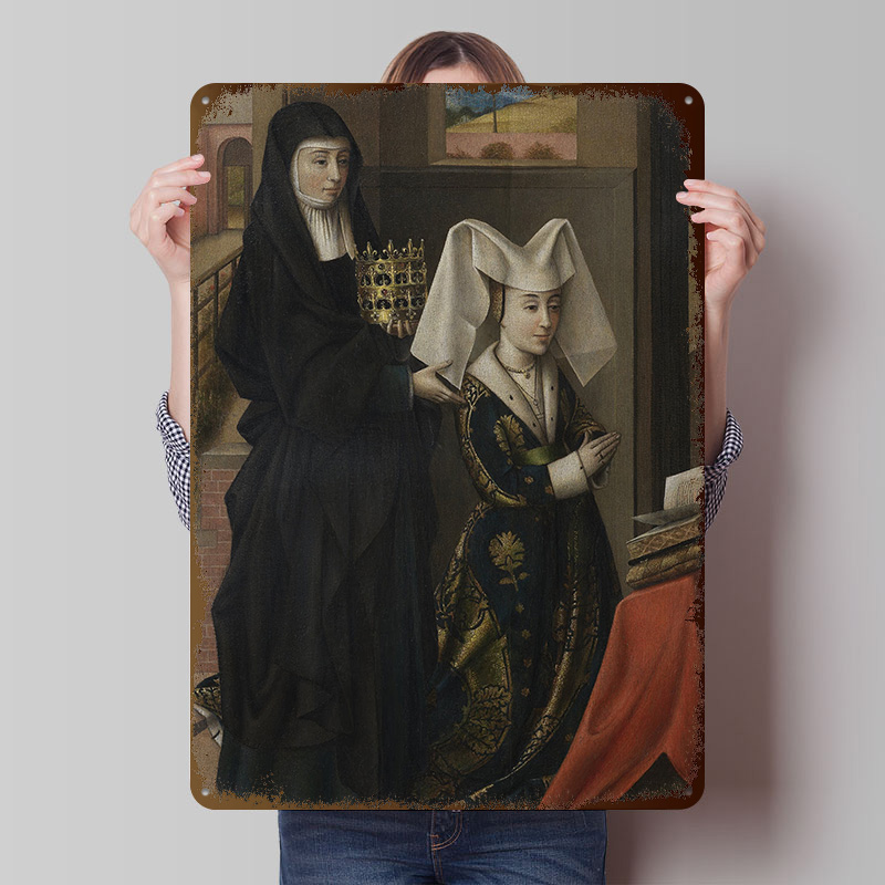 Religious Painting of Two Wome - Women Accessories Poster ulasan dan harga