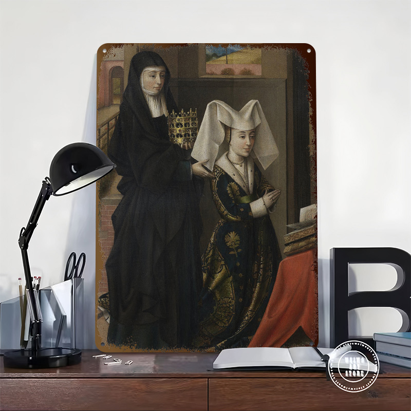 Religious Painting of Two Wome - Women Accessories Poster ulasan dan harga