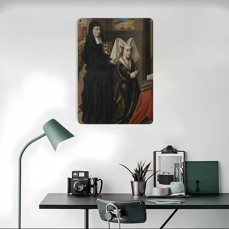 Religious Painting of Two Wome - Women Accessories Poster ulasan dan harga