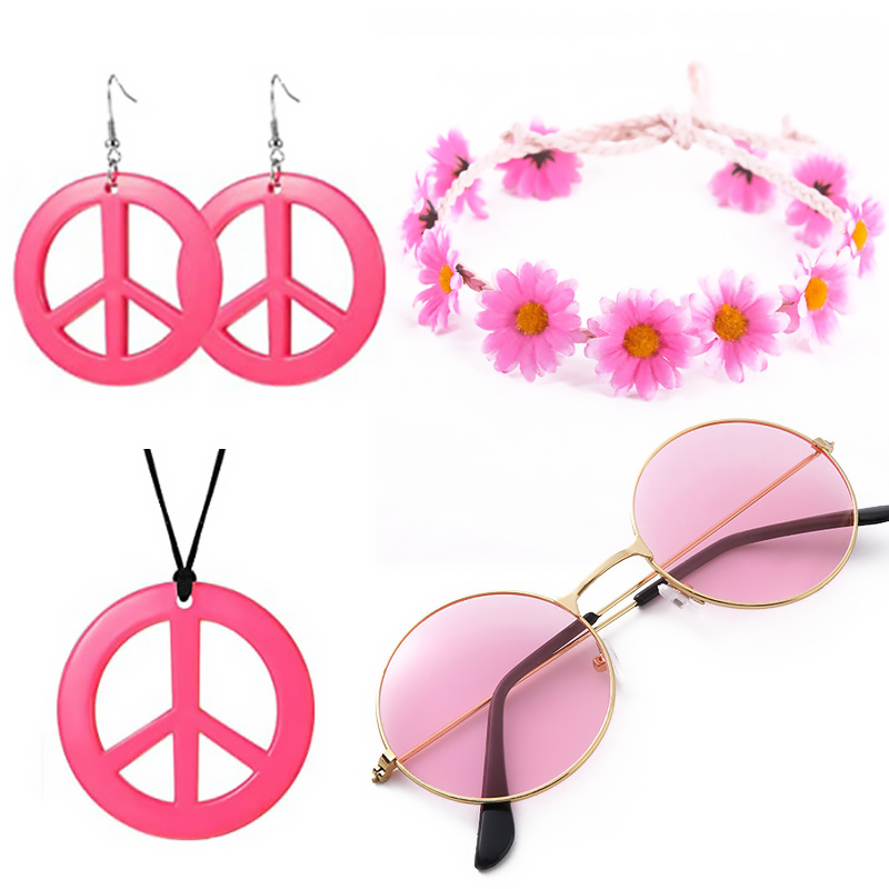 60s 70s Costume for Women Disc - Women'S Accessories In The 60S ulasan dan harga
