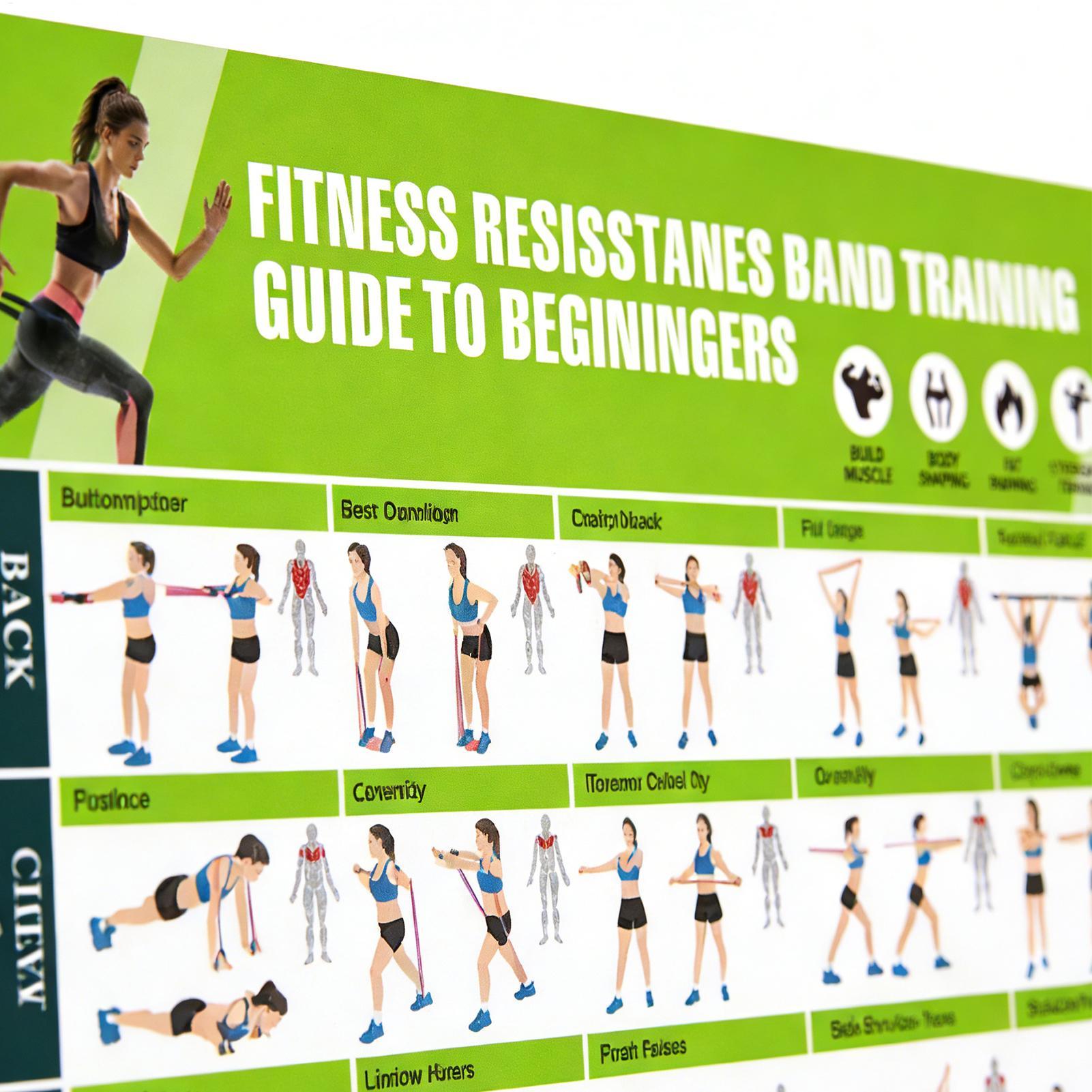 Exercise Posters Resistance Ba - Women Accessories Poster ulasan dan harga