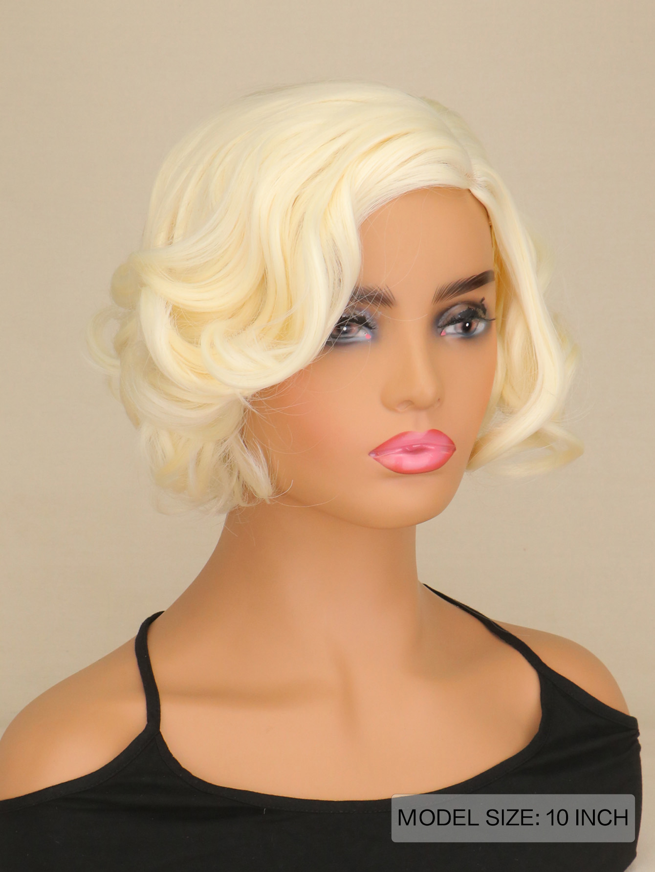 Women Synthetic Short Curly Ha - Women'S Accessories In The 60S ulasan dan harga