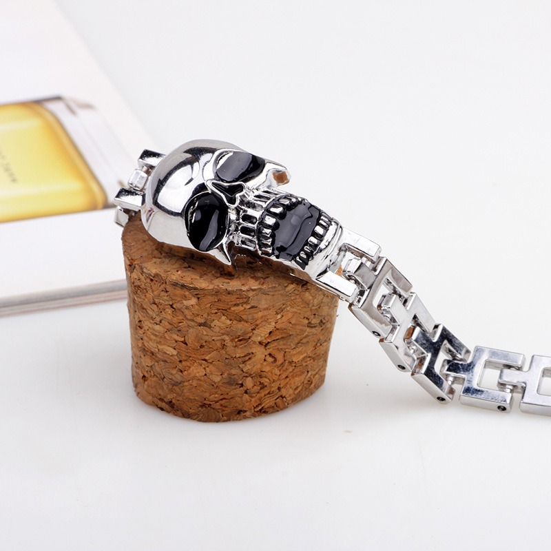 Skull Titanium Steel Bracelet  - Women'S Accessories To Wear With Watch ulasan dan harga