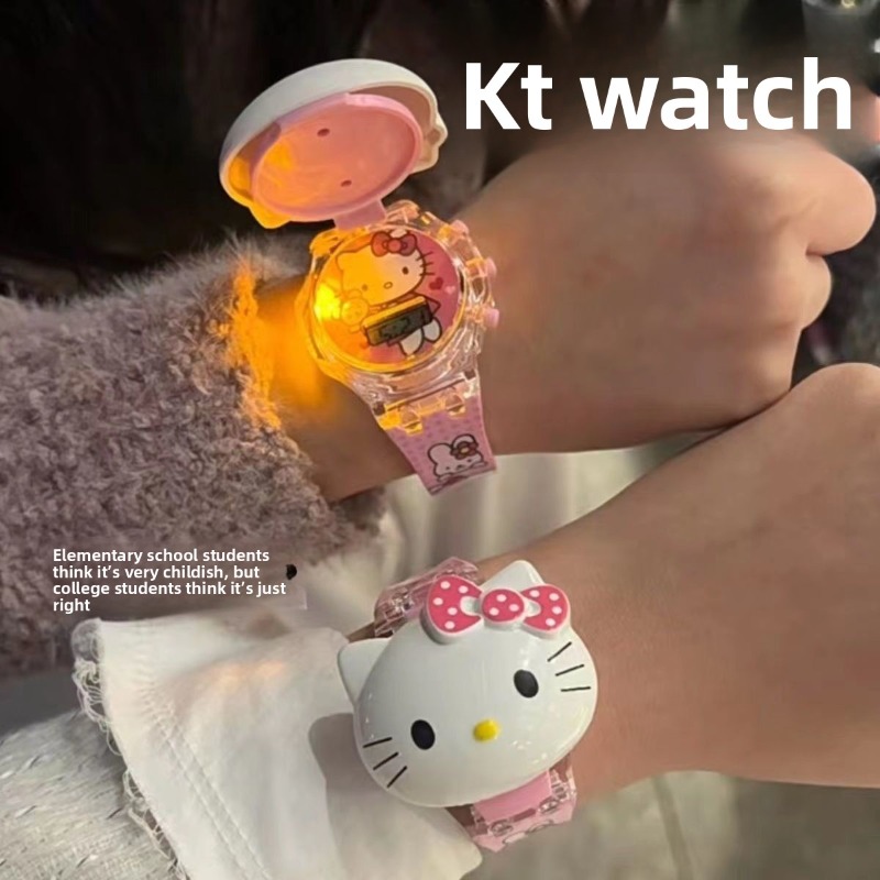 Hello Kitty Shape Flip Electro - Women'S Accessories To Wear With Watch ulasan dan harga