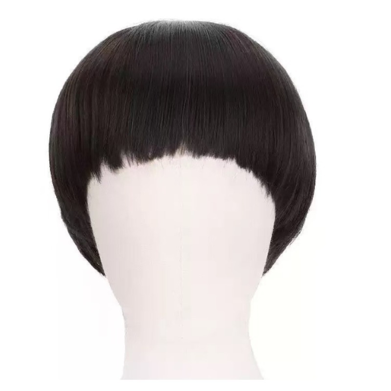 Mushroom Wigs with Bangs + Gla - Women'S Accessories In The 60S ulasan dan harga