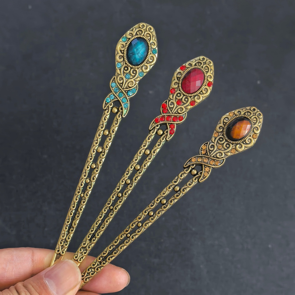Vintage Metal Hair Sticks for  - Women Knight Accessories ulasan dan harga
