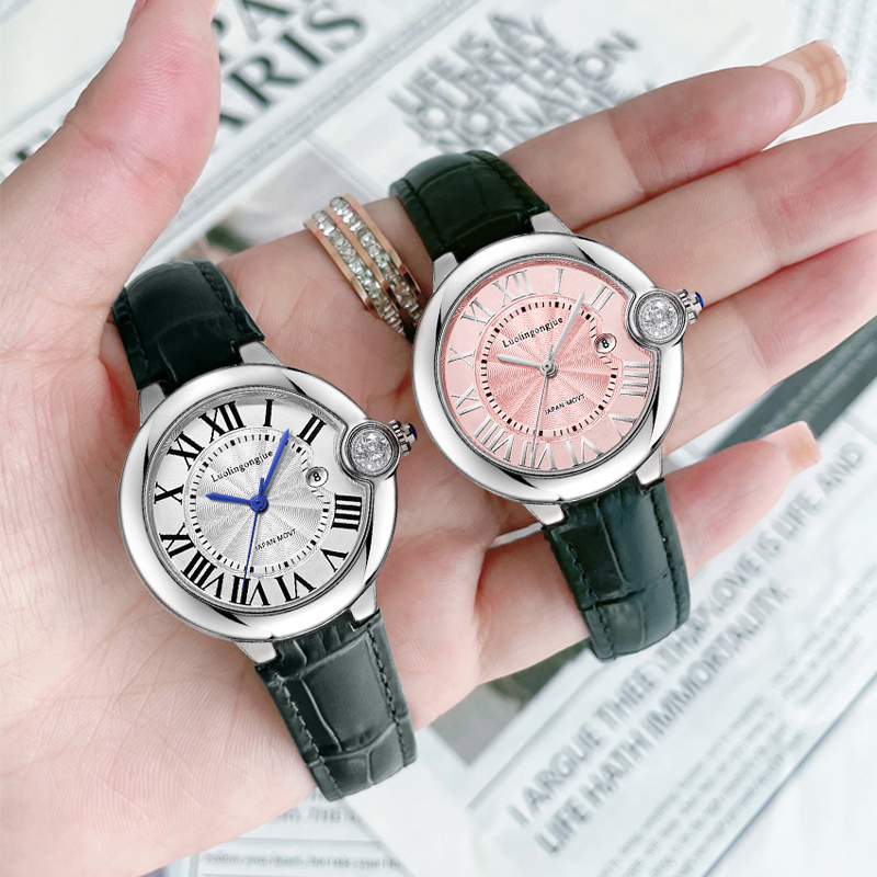 Light Luxury Blue-Hand Quartz  - Women'S Accessories To Wear With Watch ulasan dan harga