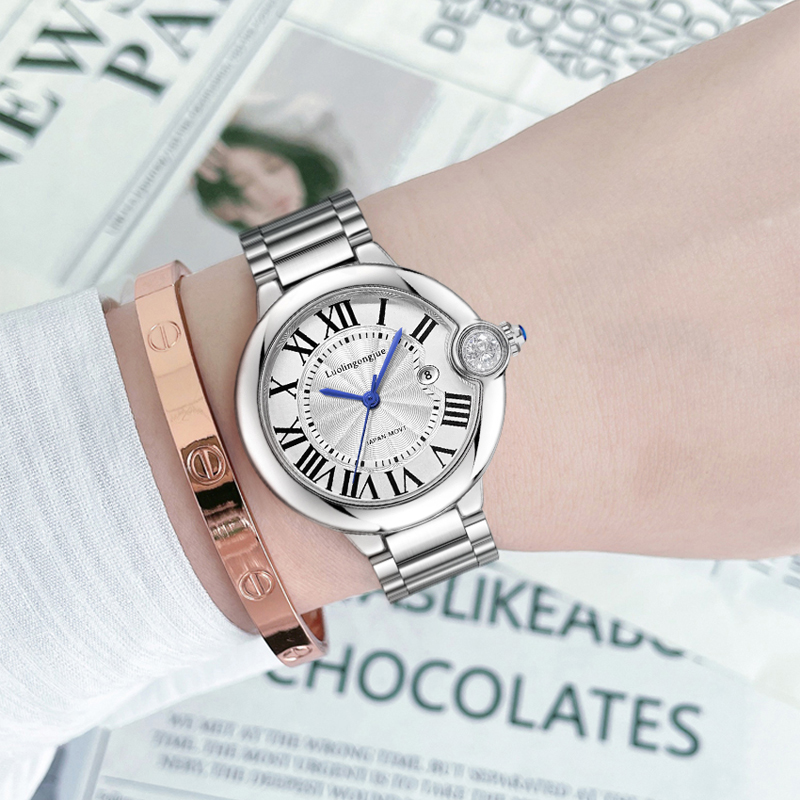 Light Luxury Blue-Hand Quartz  - Women'S Accessories To Wear With Watch ulasan dan harga
