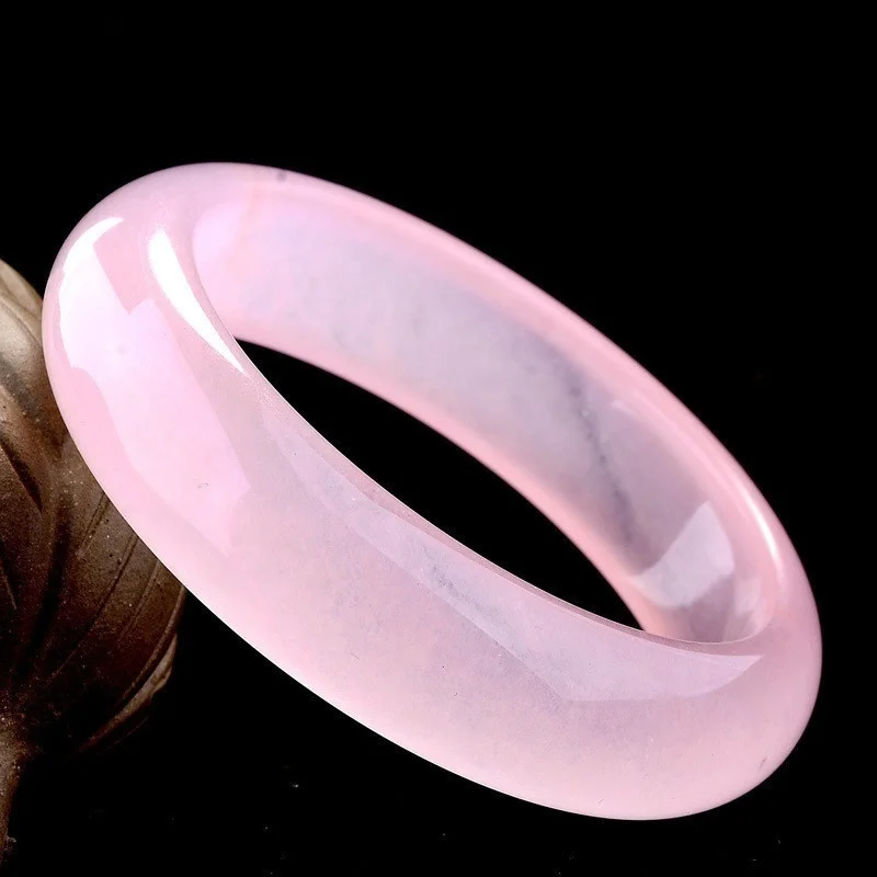 Genuine Natural Pink Jade Bang - Women Accessories For Hand ulasan dan harga