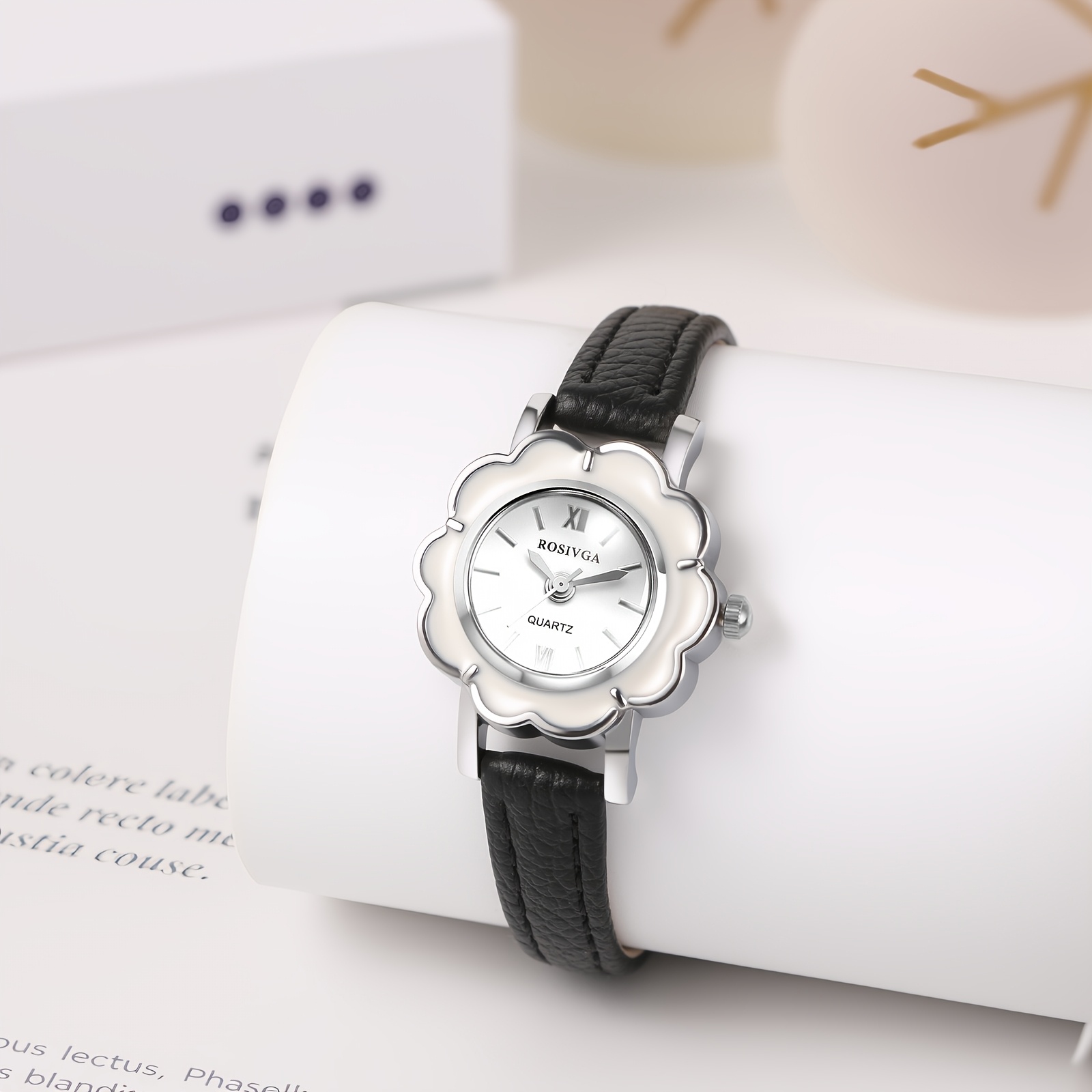 Women Floral Shape Quartz Wris - Women'S Accessories To Wear With Watch ulasan dan harga