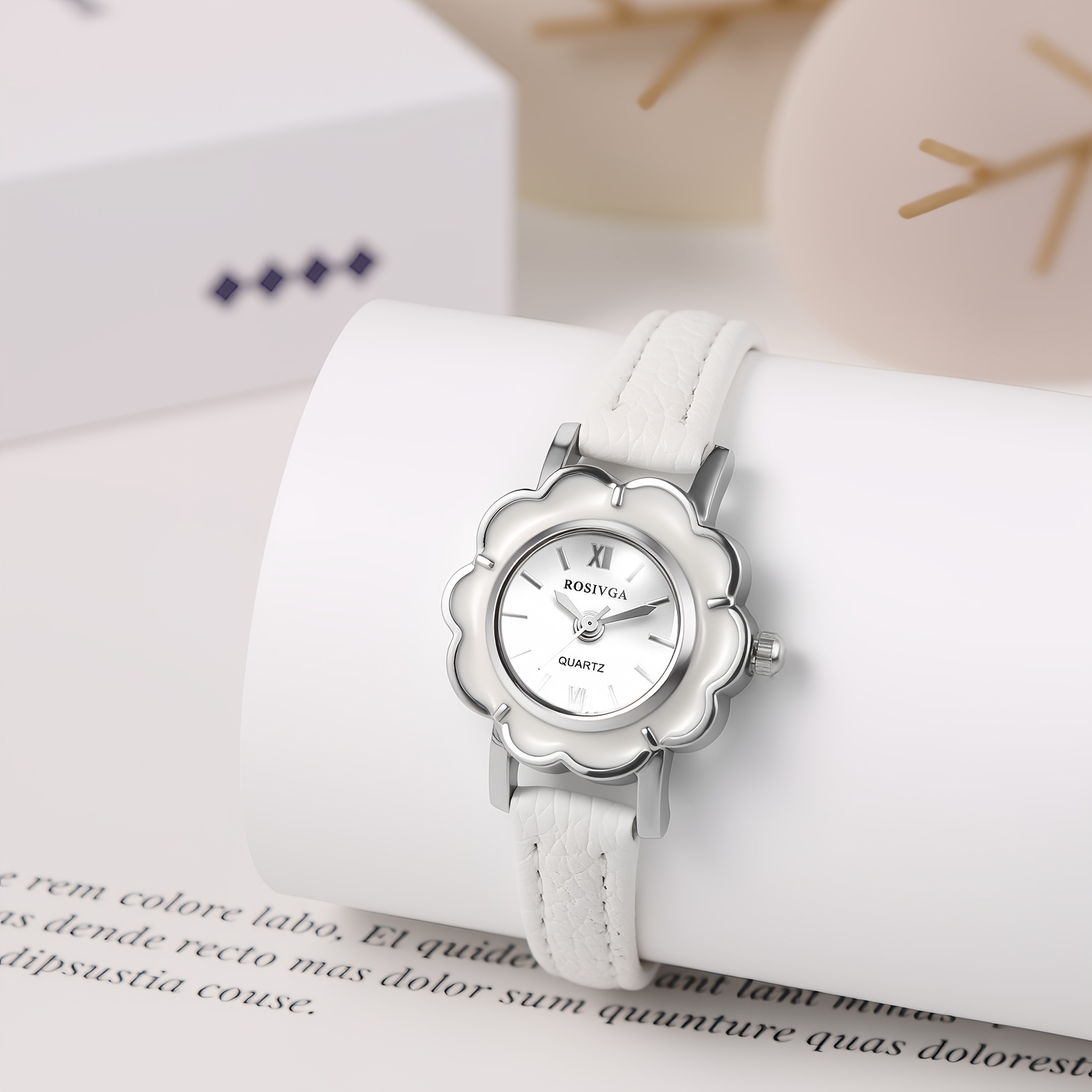 Women Floral Shape Quartz Wris - Women'S Accessories To Wear With Watch ulasan dan harga