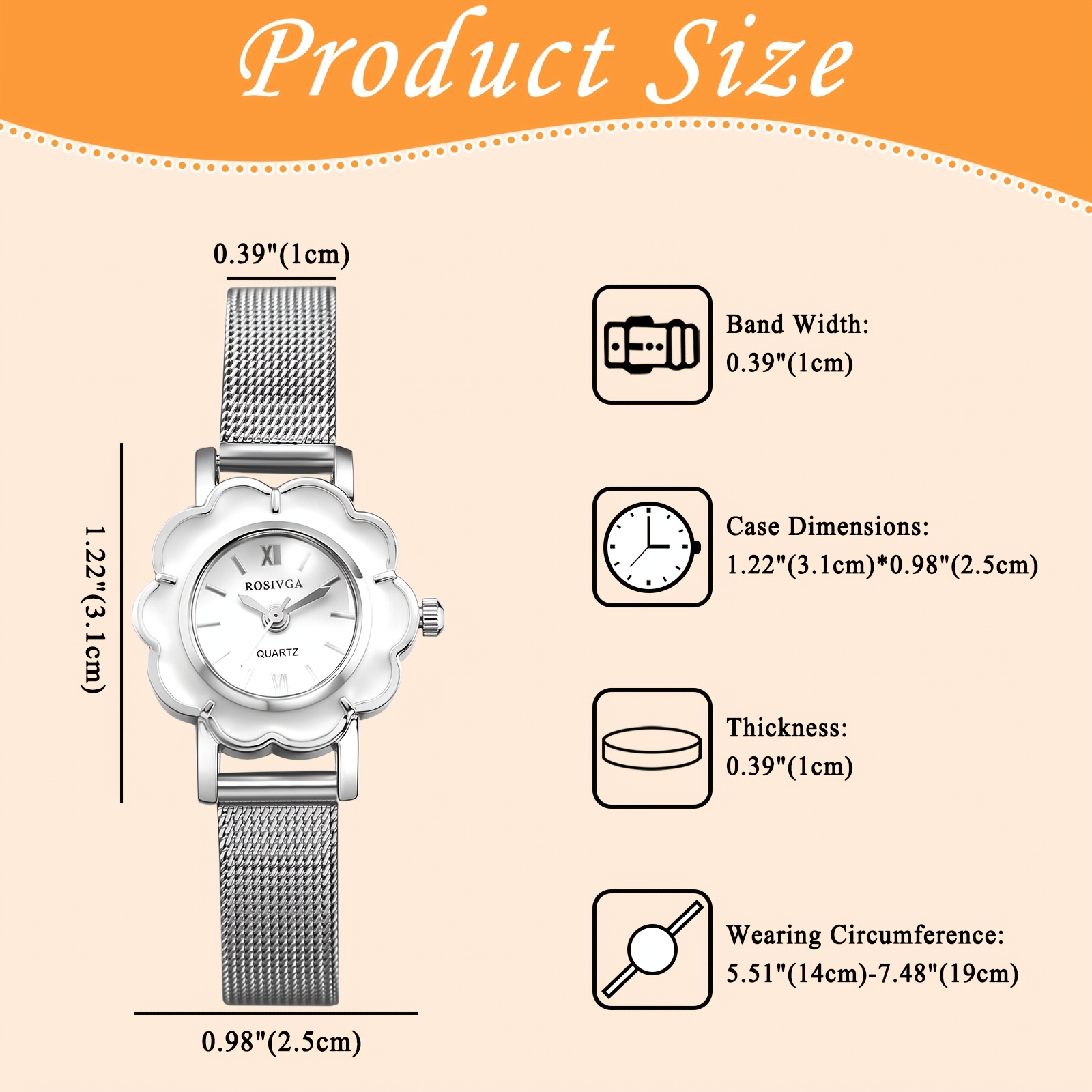 Women Floral Shape Quartz Wris - Women'S Accessories To Wear With Watch ulasan dan harga
