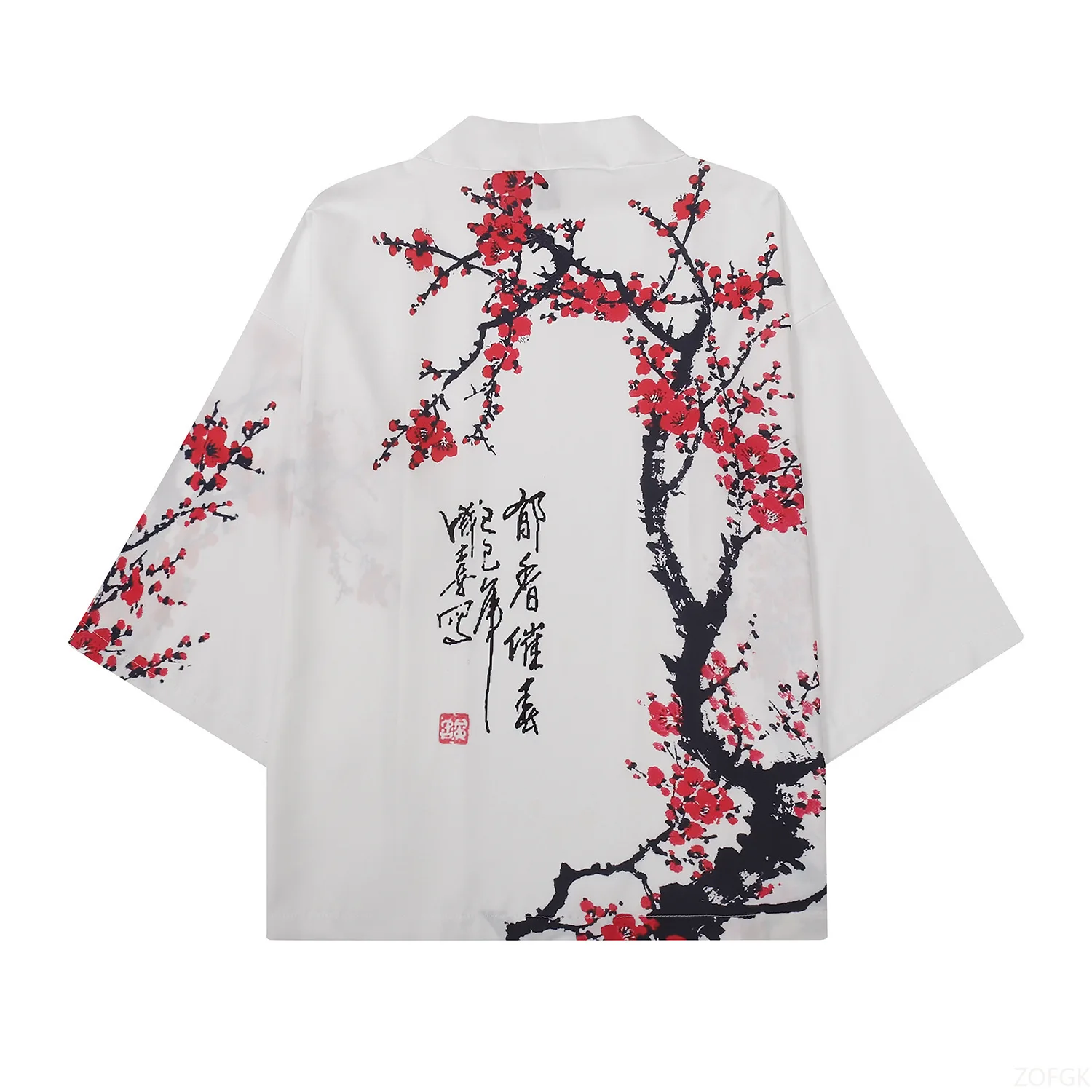 Summer Women Flower Print Kimo - Women'S Kimono Accessories ulasan dan harga