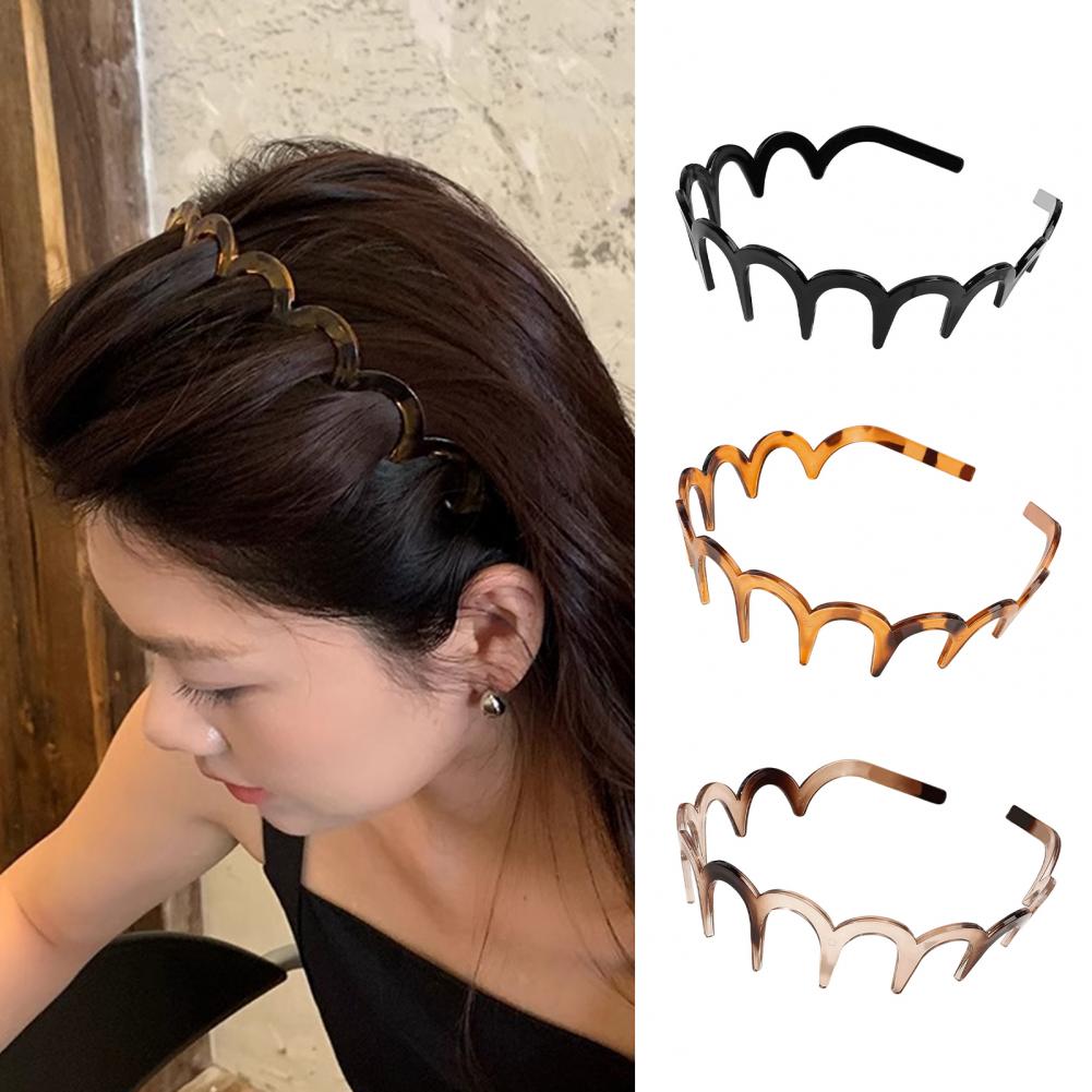 Women Headband Wavy Teeth Secu - Women Accessories Online ulasan dan harga