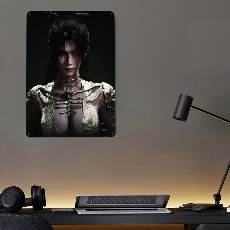 Dark Fantasy Woman With Red Ey - Women Accessories Poster ulasan dan harga